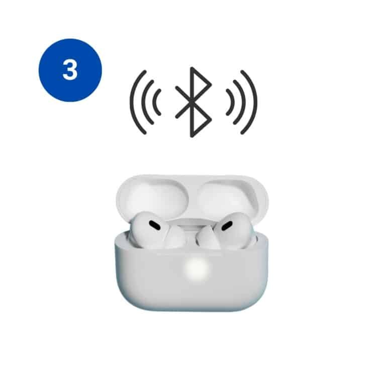 Étape 3 : Recherchez l'adaptateur avec vos AirPods