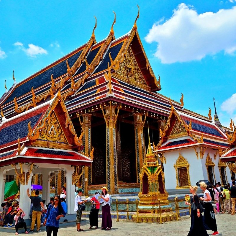 Temple Of The Emerald Buddha Royal Palace Bangkok Thailande