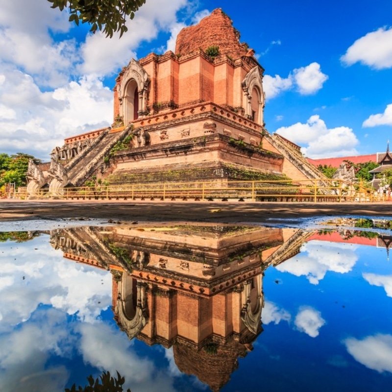Wat Chedi Luang Chiang Mai Thailande