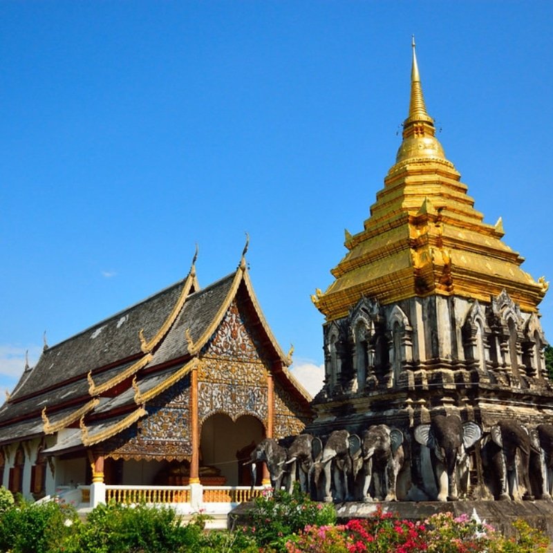 Wat Chiang Man Chiang Mai Thailande
