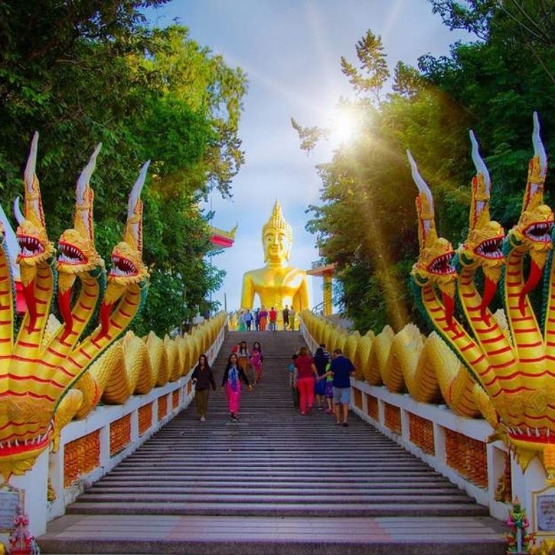 Wat Prah Yai Pattaya Thailande