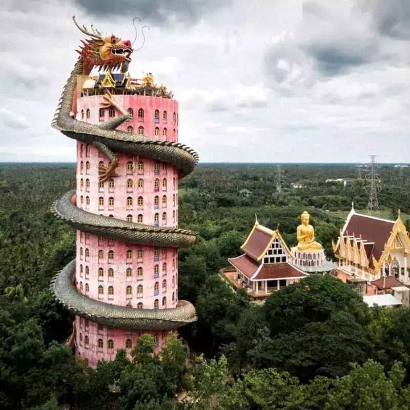 Wat Sam Phran Thailande